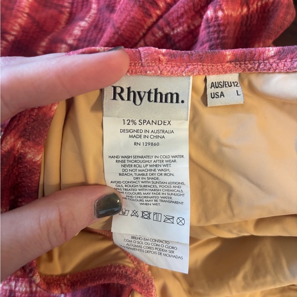 Free People Rhythm Tank Short One-Piece Surf Suit - Picture 6 of 6